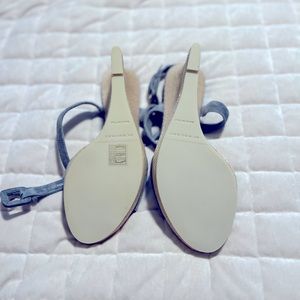 Burberry Blue wedges
